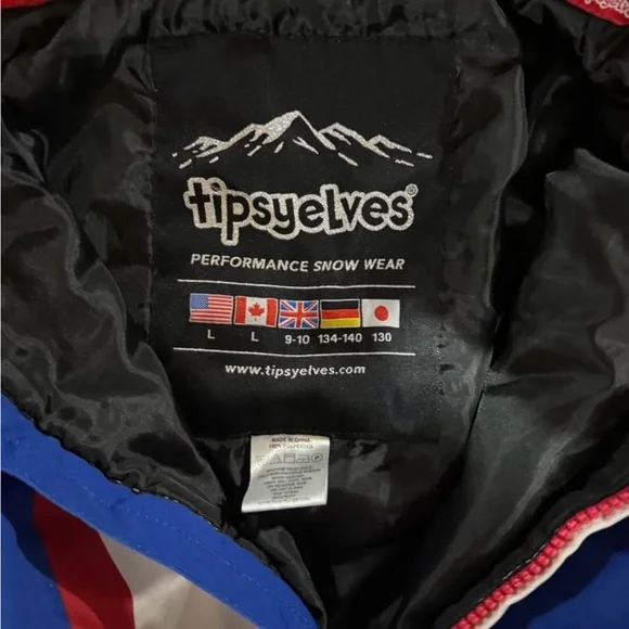 Tipsy Elves Blue and Red Snowsuit